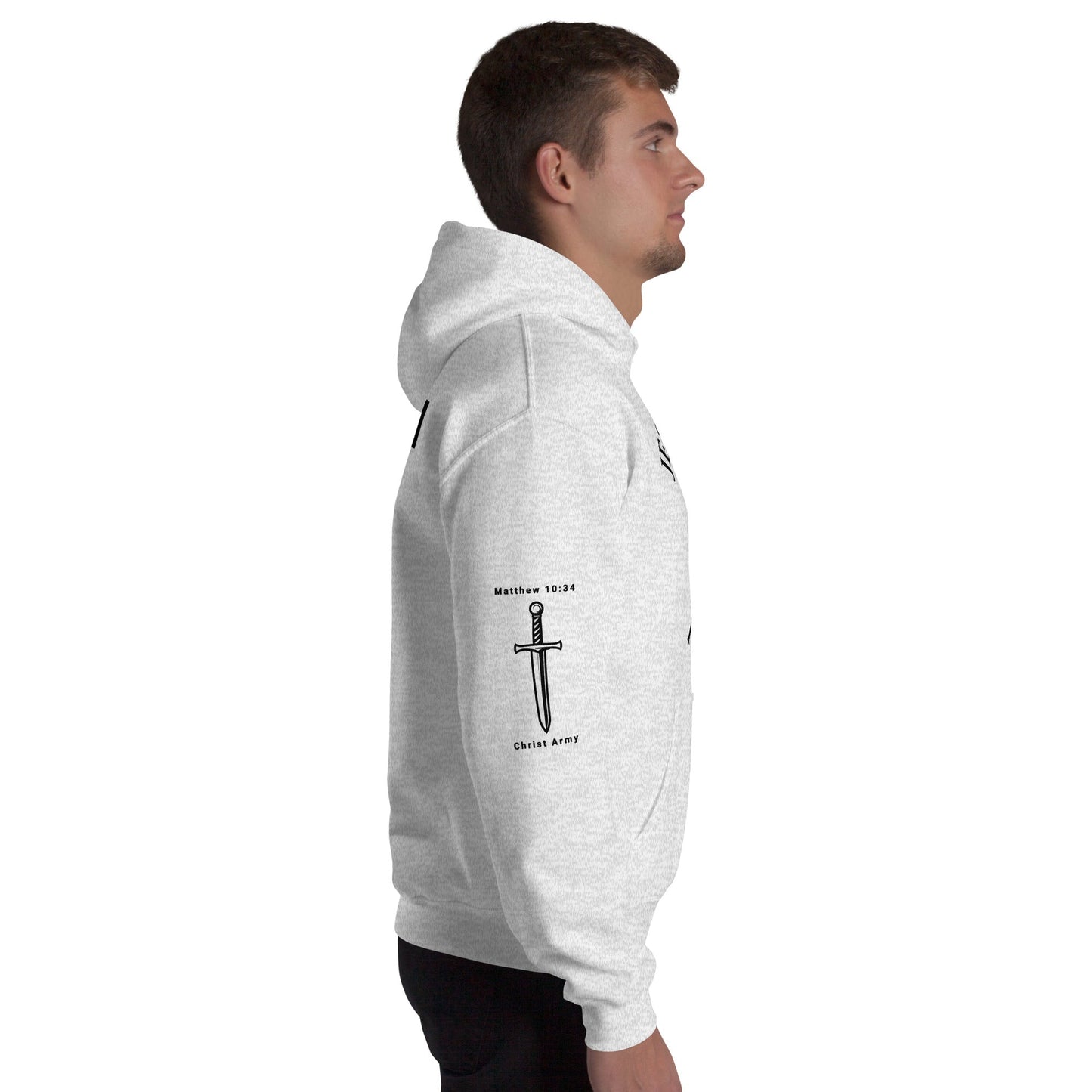 Christ Army Grey Hoodie